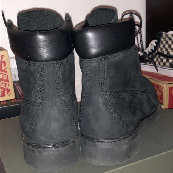 black timberlands size 9.5 worn - Picture 5 of 6